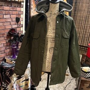 Dickies Olive Hooded Field Jacket